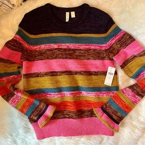 Moth by Anthropologie Color block Sweater